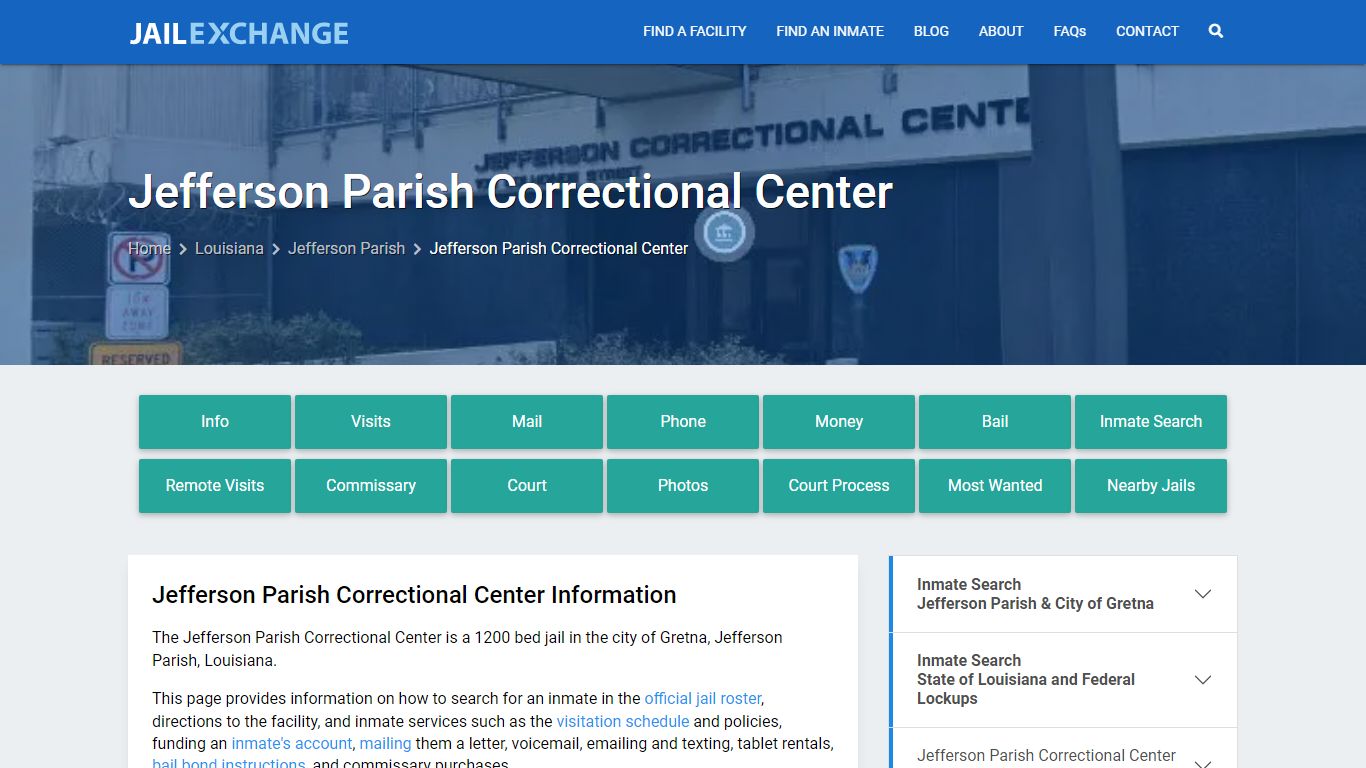 Jefferson Parish Correctional Center - Jail Exchange